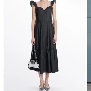 New Fabrique Ocean Dress in Washed Cotton Denim